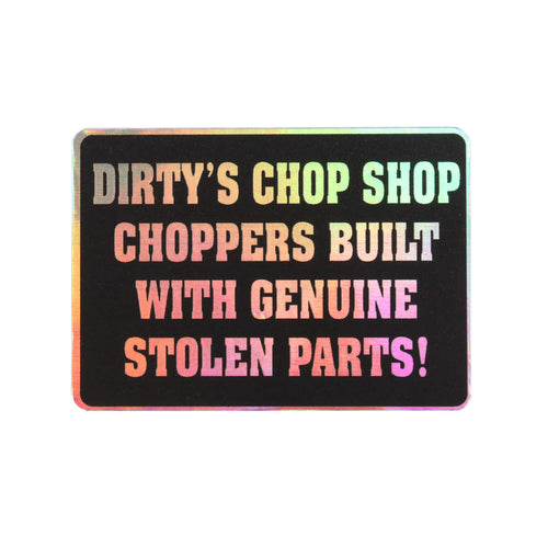 Stolen Parts Sticker